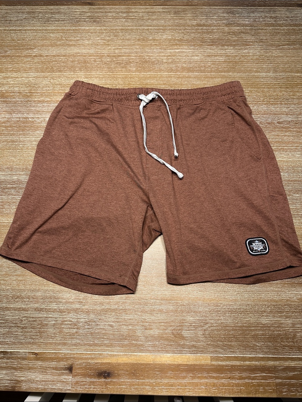 BAJA LLAMA Mach Zero Lounge Shorts Maroon XXL